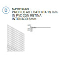 PROF. AD L BATT. 19 MM IN PVC E RETINA - INTONACO 6 MM MT.2.5