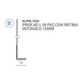 PROF L PVC E RETINA - INTONACO 15 MM MT.3